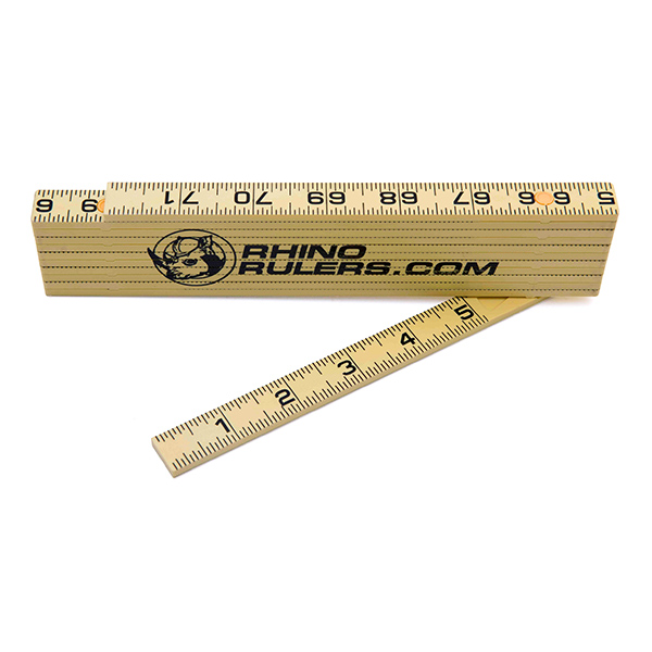 Keson 2M Metric Wood Folding Ruler