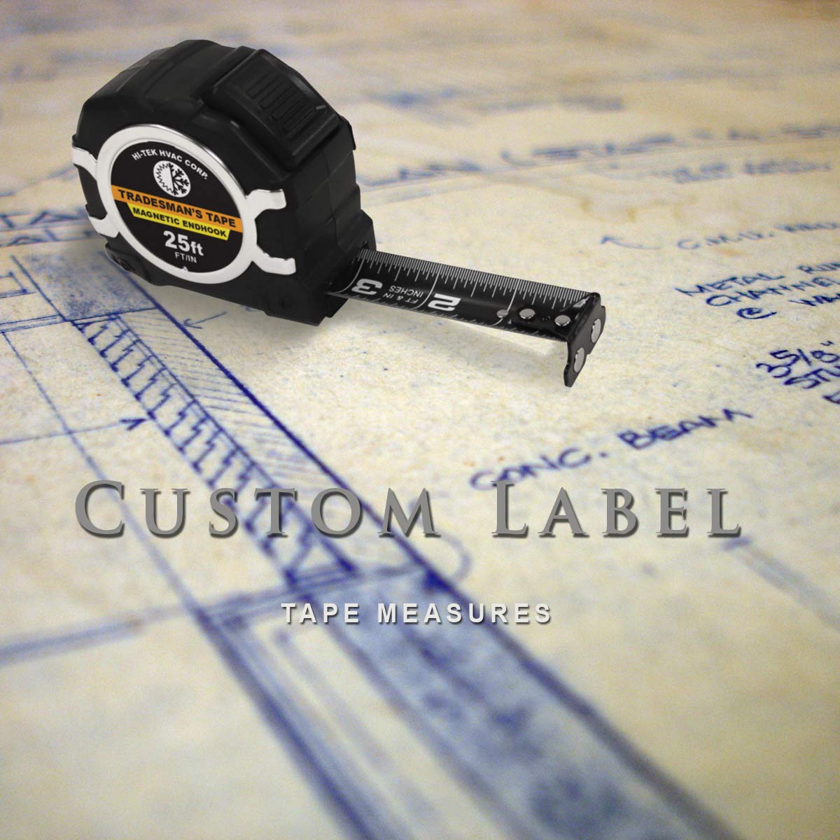 Personalized Laser Engraved 25 Foot Tape Measure. Bulk Discounts