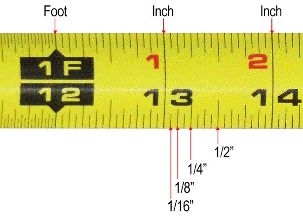 Accurately Reading a Tape Measure - US Tape